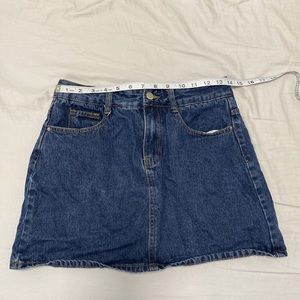 Denim Mini Skort
